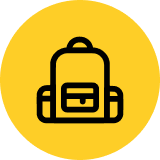 Backpacks, Water bottles and Lunch boxes
