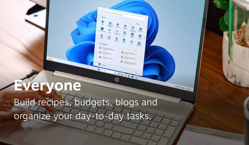 Everyone. Build recipes, budgets, blogs and organize your day-to-day tasks.