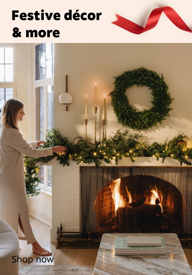 Festive decor & more. shop now