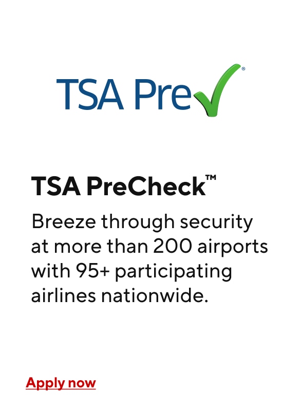 TSA PreCheck™. Breeze through security at more than 200 airports with 95+ participating airlines nationwide. Apply now https://www.staples.com/stores/services/tsa
