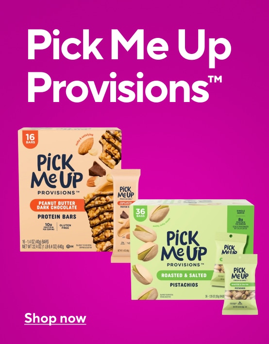 Pick me up provisions. Shop now