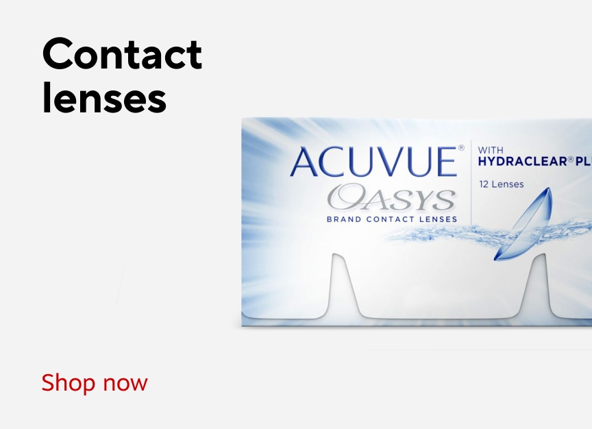 Contact lenses. Shop now