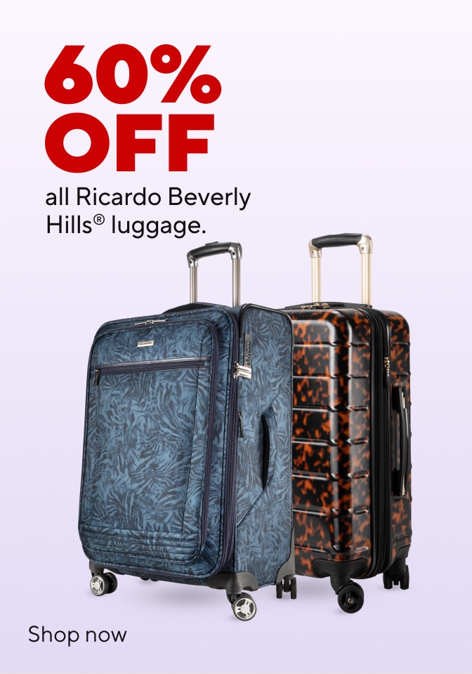 60% off all Ricardo Beverly Hills luggage. Shop now.