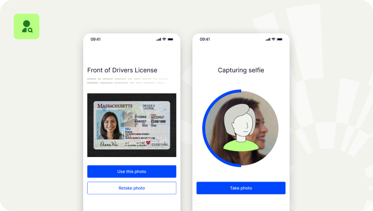 Step two: Verify your identity by submitting a government‑issued ID and completing identity verification questions.