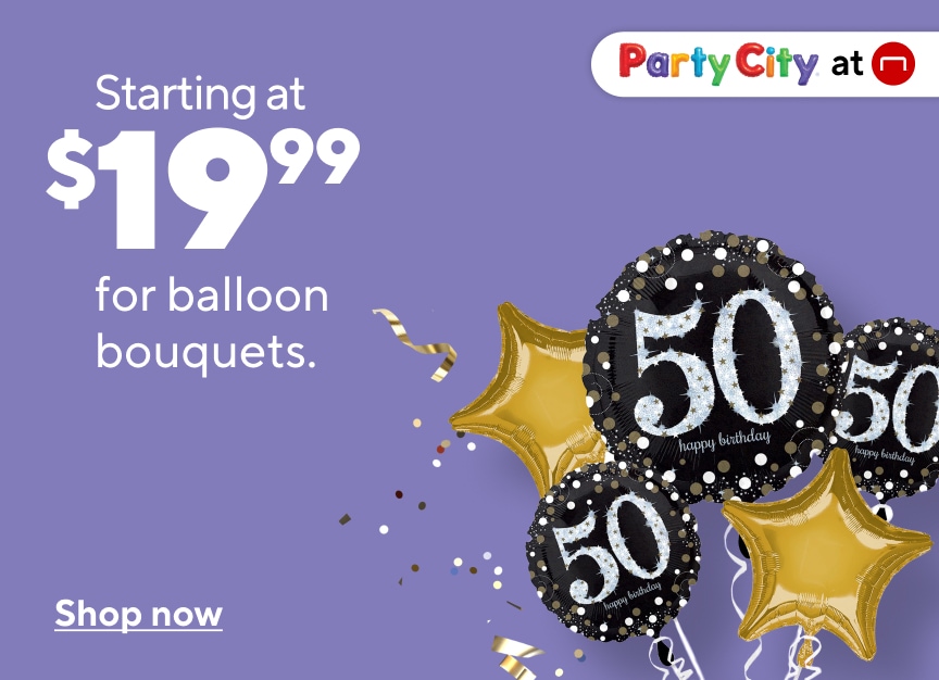 Starting at $19.99 for Balloon Bouquets. Shop now