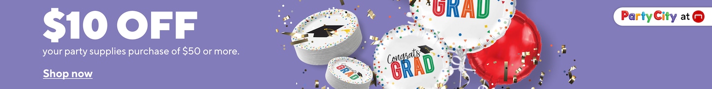$10 OFF your party supplies purchase of $50 or more. Shop now. Party City at Staples.