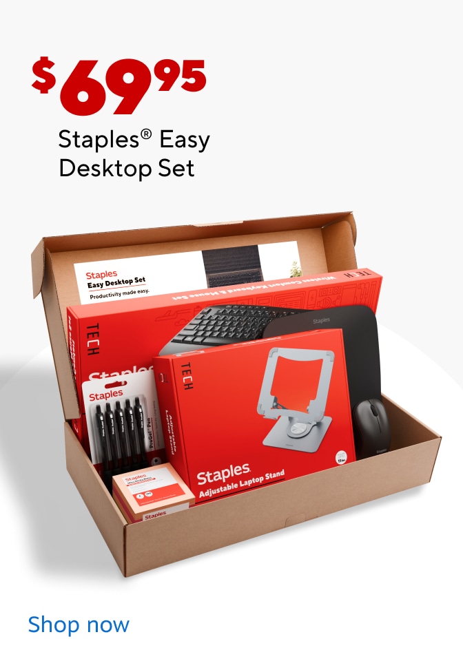 $69.95 Staples Easy Desktop Set. Shop now.