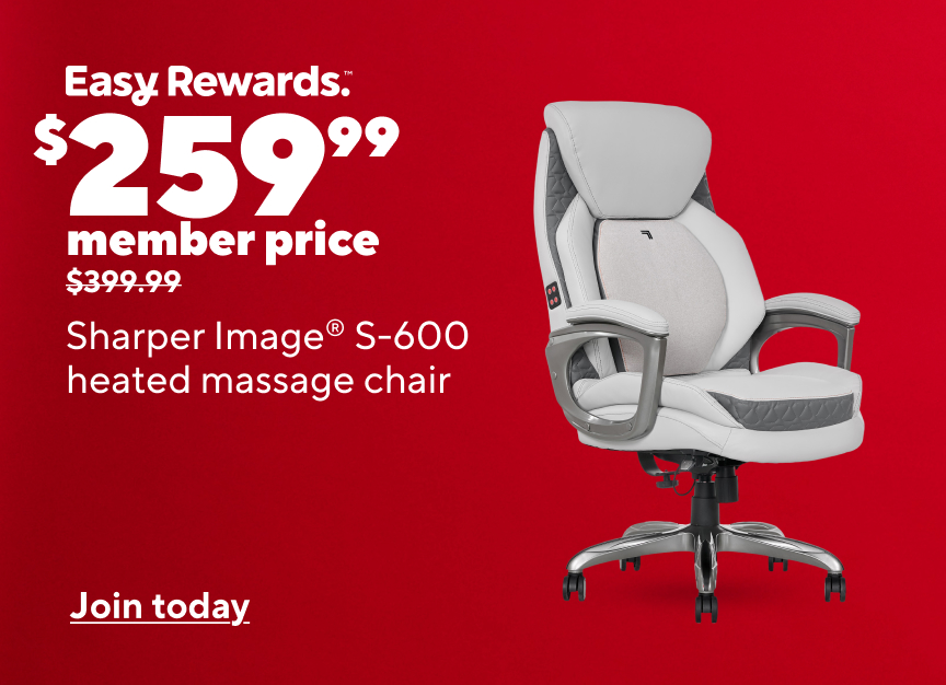 Easy Rewards $259.99 member price, was $399.99. Sharper image S600. Join today