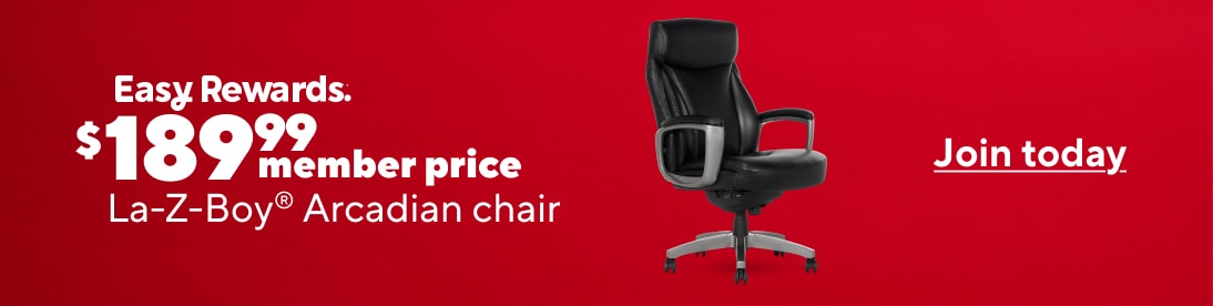 Easy Rewards. $189.99 member price La-Z-Boy Arcadian chair Join today