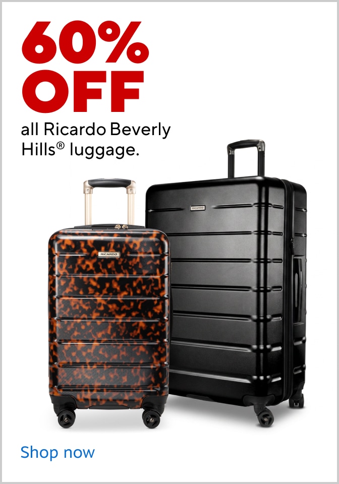 60% off all Ricardo Beverly Hills luggage. Shop now.
