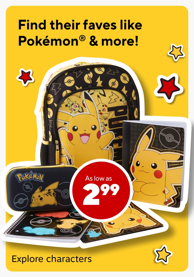 Find their faves like Super Mario and more! As low as $2.99. Explore characters.