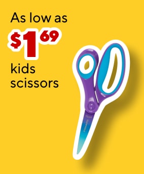 As low as $1.69c kids scissors
