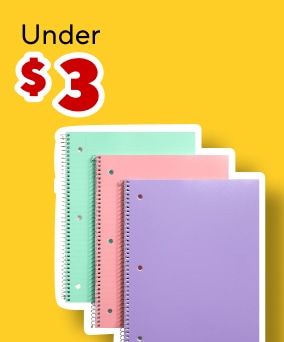 School Supplies Under $3