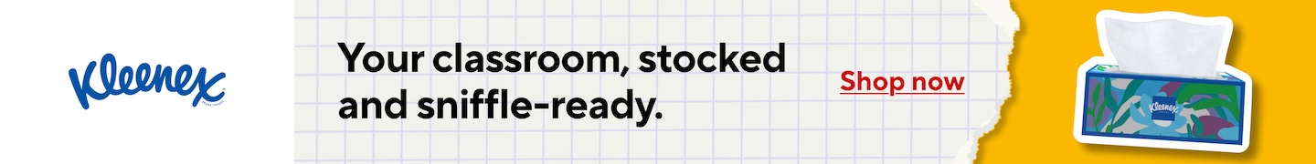 Kleenex. Your classroom, stocked and sniffle-ready. Shop now.