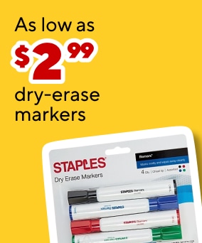 Dry erase markers
