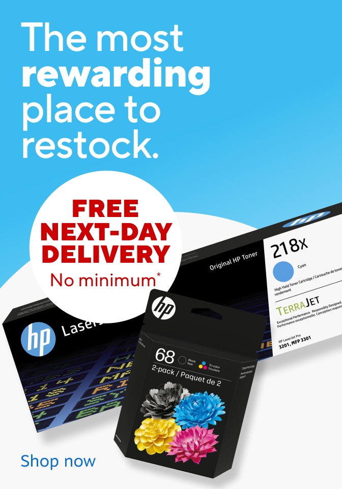 The most rewarding place to restock. new member exclusive! 50% BACK in points on your first ink and toner purchase. Original HP Toner 218x Cyan High Yield Toner Cartridge/Cartouche de tone rendement TERRAJET Responsibly Designer eption respo Perform hp NEU MAC 680 2-pack/Paquet de 2 LaserJet Pro 201, MFP 3301 Shop now