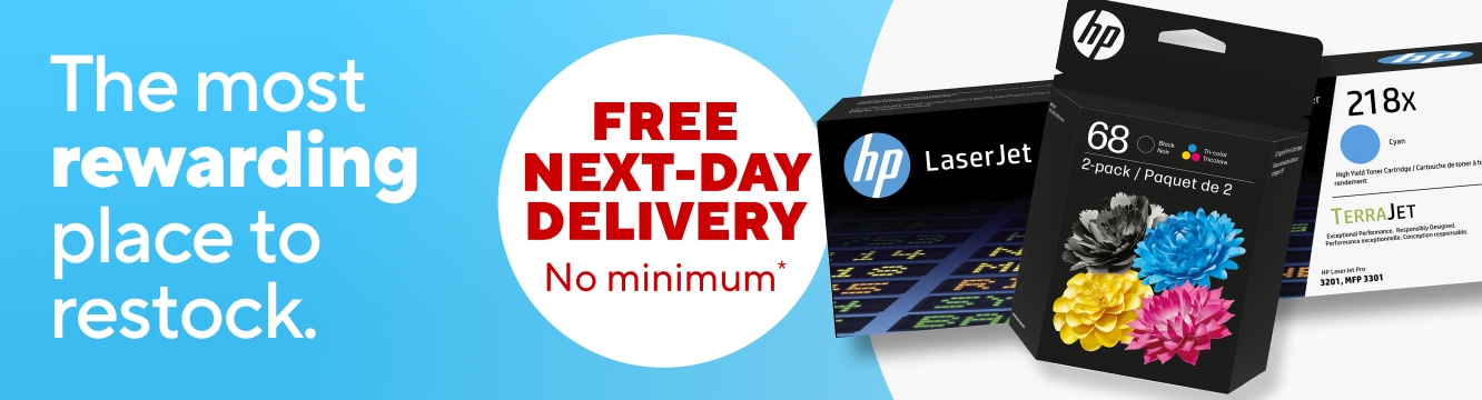 The most rewarding place to restock. Free next day delivery. Shop now