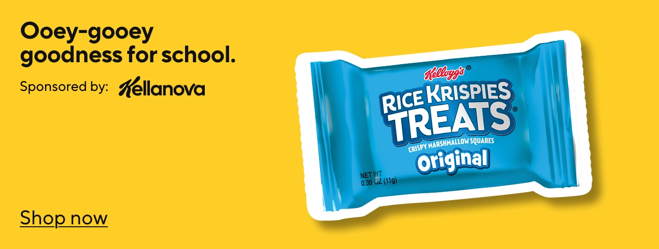 Ooey-Gooey goodness for school. Sponsored by Kellogs. Shop now.