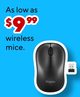 As low as $9.99 wireless mice.