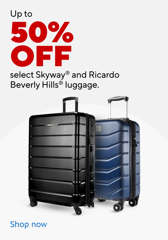 Up to 50% OFF select Skyway® and Ricardo Beverly Hills luggage. Shop now