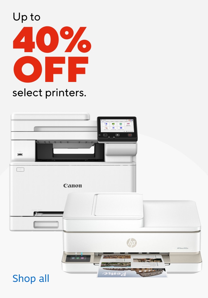 Up to 40% off select printers. Shop all.