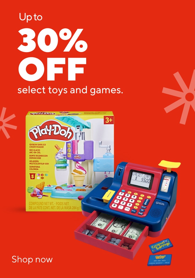 Up to 30% OFF select toys and games. Shop now.