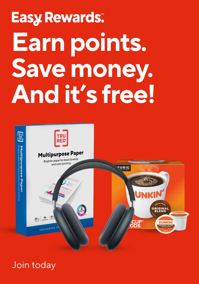 Easy Rewards. Earn points. Save money. And it's free! Join today