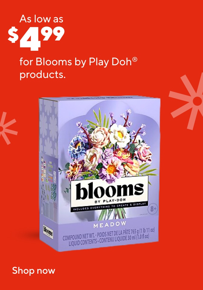 As Low as $4.99 for Blooms by Play Doh Products
