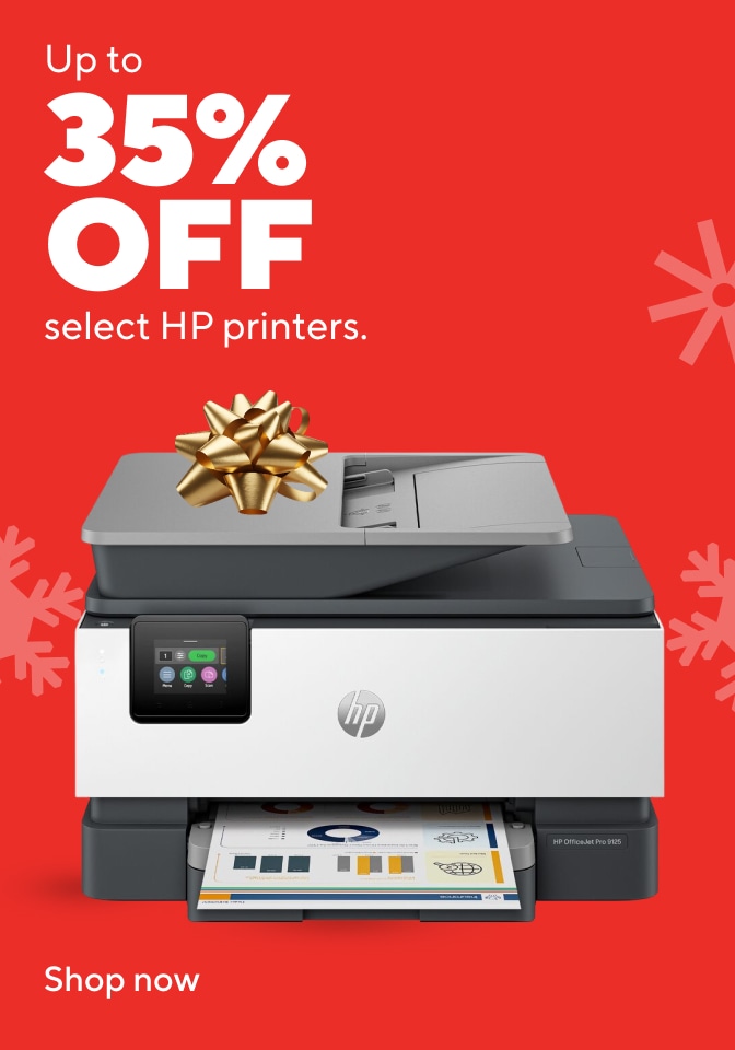 Up to 35% off select HP printers. Shop now