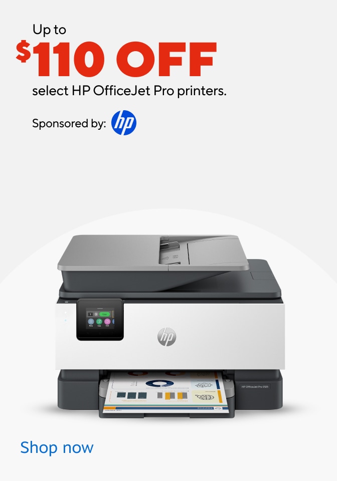 Up to $110 OFF select HP OfficeJet Pro printers. Sponsored by: hp. Shop now.