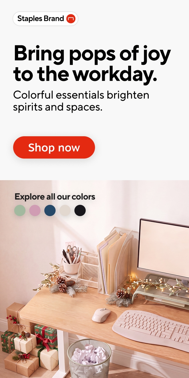 Bring Pops of Joy to the workday. Shop Now.